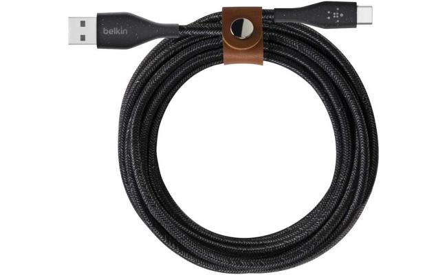 Belkin DuraTek Plus USB Type-C To USB-A Charging Cable with Strap 1.2M (BLACK)